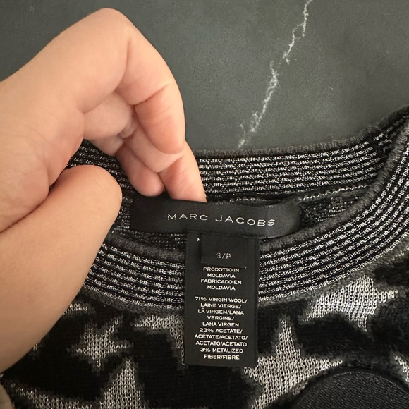 Marc Jacobs Mickey Mouse Black and Sliver Stars Pullover - Picture 8 of 10